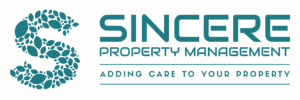 Sincere Property Management Logo - Turquoise Transparent Background