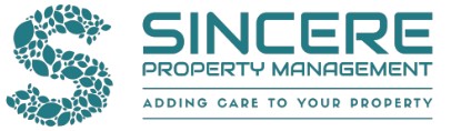 Sincere Property Management Logo - Turquoise Transparent Background